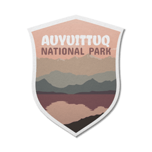 Load image into Gallery viewer, Auyuittuq National Park of Canada Waterproof Vinyl Sticker - Canada Untamed
