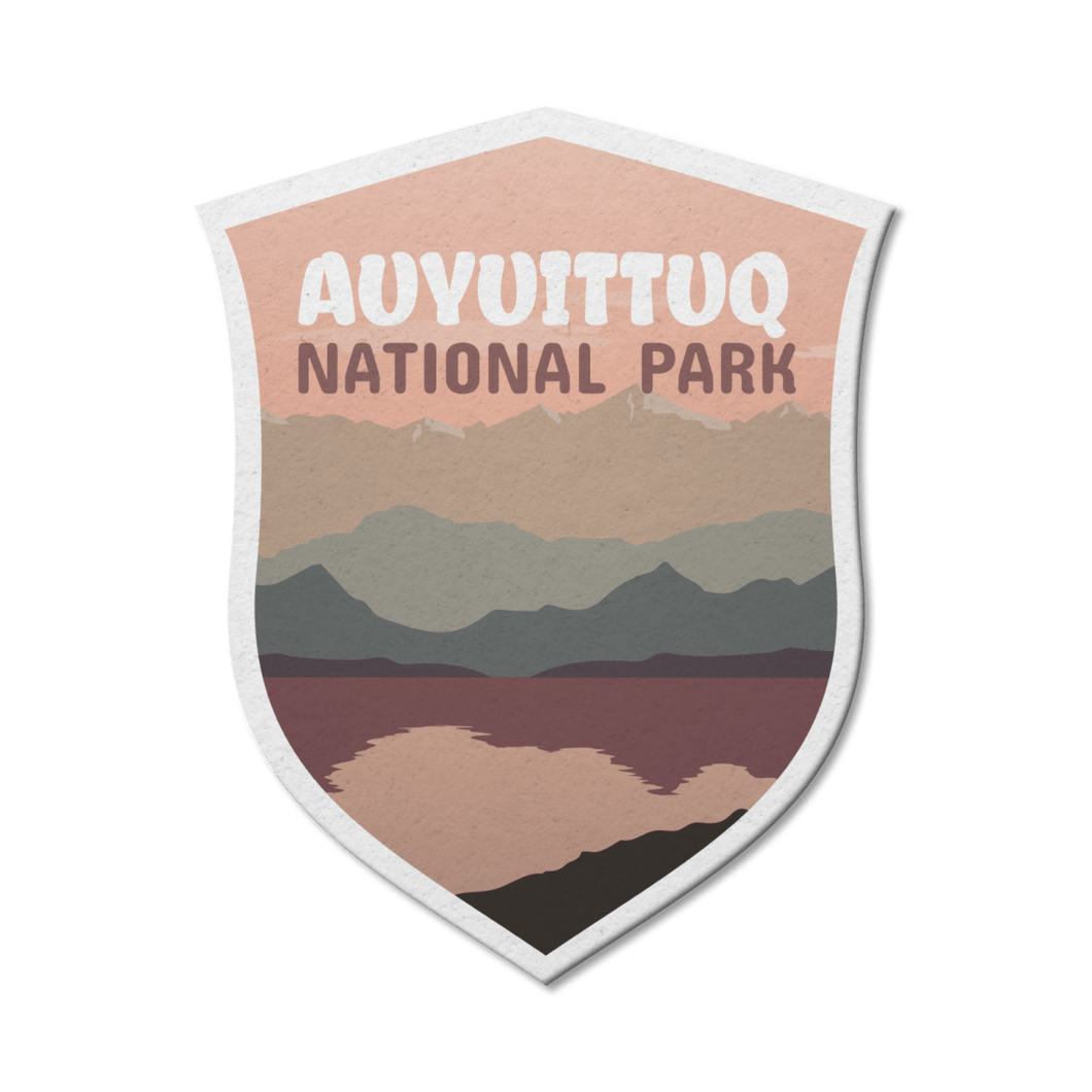 Auyuittuq National Park of Canada Waterproof Vinyl Sticker - Canada Untamed