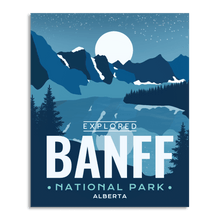 Load image into Gallery viewer, Banff National Park &#39;Explored&#39; Poster
