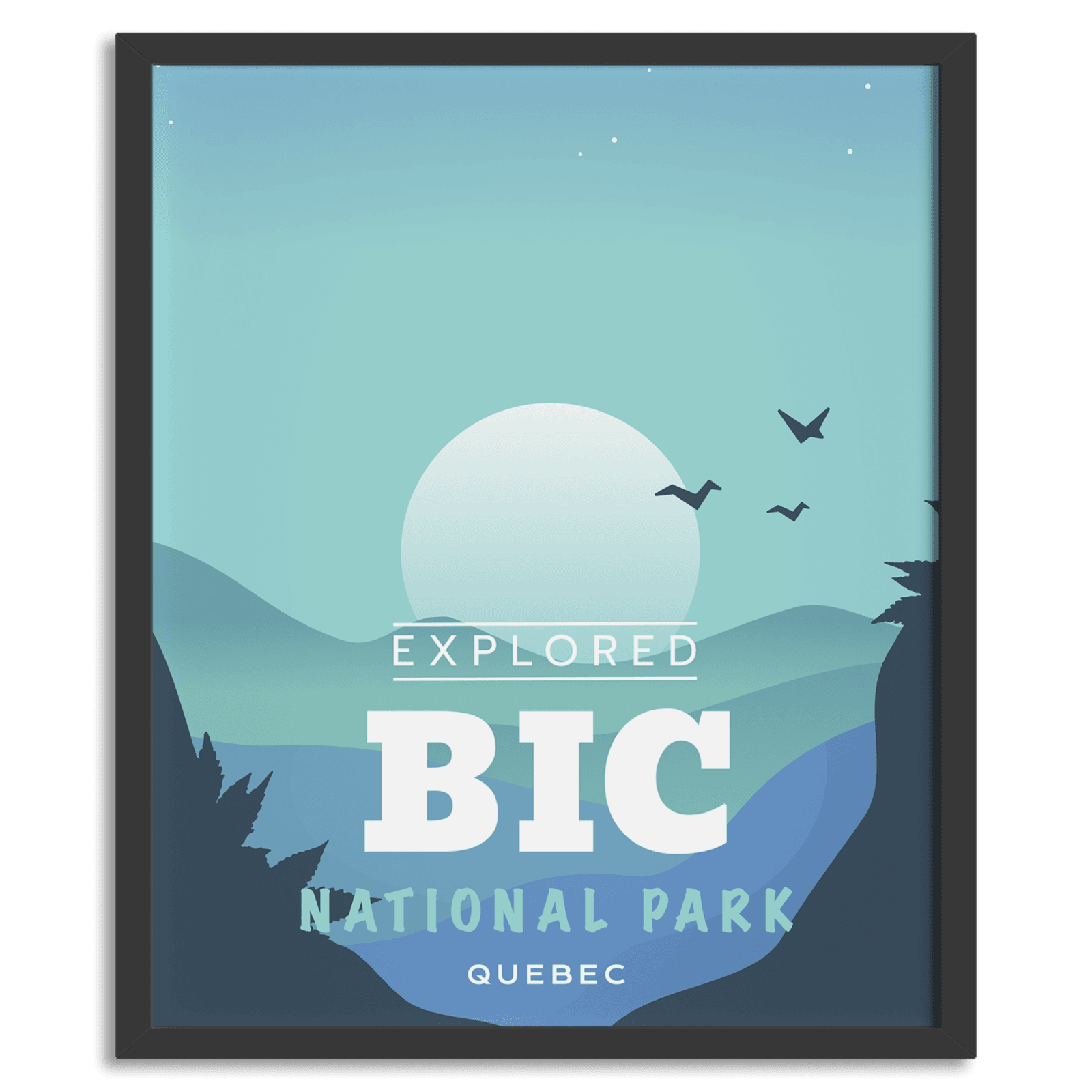 Bic National Park 'Explored' Poster