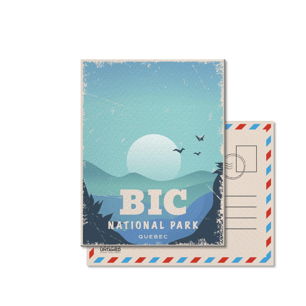 Bic Quebec National Park Postcard - Canada Untamed
