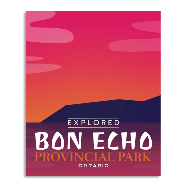 Bon Echo Provincial Park 'Explored' Poster