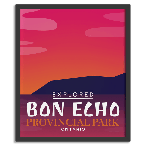 Bon Echo Provincial Park 'Explored' Poster - Canada Untamed
