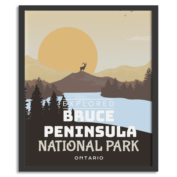 Bruce Peninsula National Park 'Explored' Poster
