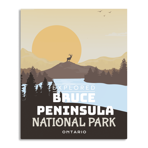 Bruce Peninsula National Park 'Explored' Poster - Canada Untamed