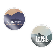 Load image into Gallery viewer, Canada National Parks Waterproof Vinyl Stickers - Canada Untamed
