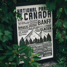 Load image into Gallery viewer, Canada &amp; Quebec National Parks Checklist Poster

