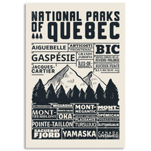 Load image into Gallery viewer, Canada National Parks Checklist Poster
