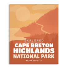 Load image into Gallery viewer, Cape Breton Highlands National Park &#39;Explored&#39; Poster - Canada Untamed
