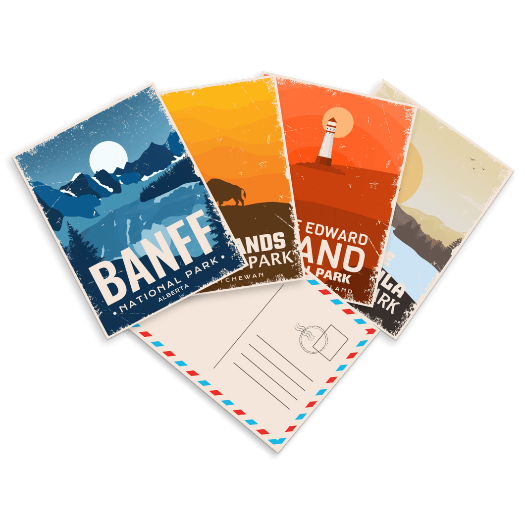 Choose Your Own Canada National Park Postcards - Canada Untamed