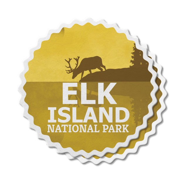 Elk Island National Park of Canada Waterproof Vinyl Sticker - Canada Untamed