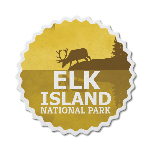 Elk Island National Park of Canada Waterproof Vinyl Sticker - Canada Untamed