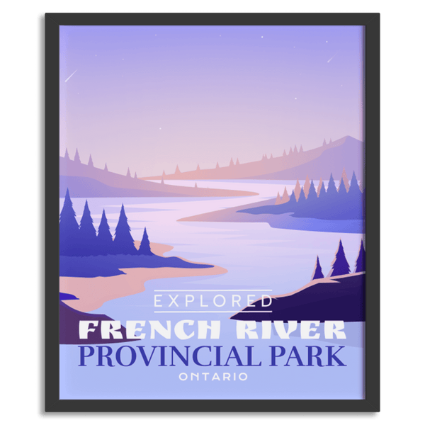 French River Provincial Park 'Explored' Poster - Canada Untamed