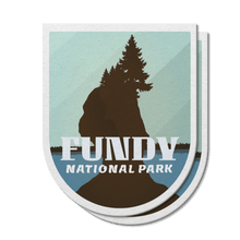 Load image into Gallery viewer, Fundy National Park of Canada Waterproof Vinyl Sticker - Canada Untamed
