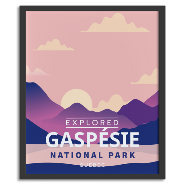 Gaspesie National Park 'Explored' Poster