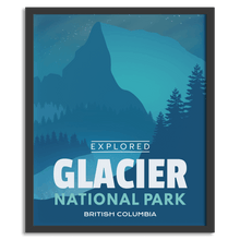 Load image into Gallery viewer, Glacier National Park &#39;Explored&#39; Poster - Canada Untamed
