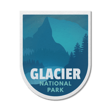 Load image into Gallery viewer, Glacier National Park of Canada Waterproof Vinyl Sticker - Canada Untamed
