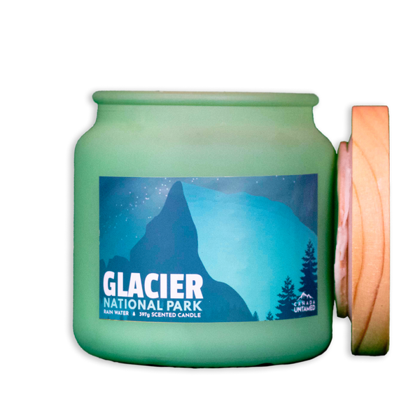 Glacier National Park 'RAIN WATER' Scented Candle - Canada Untamed