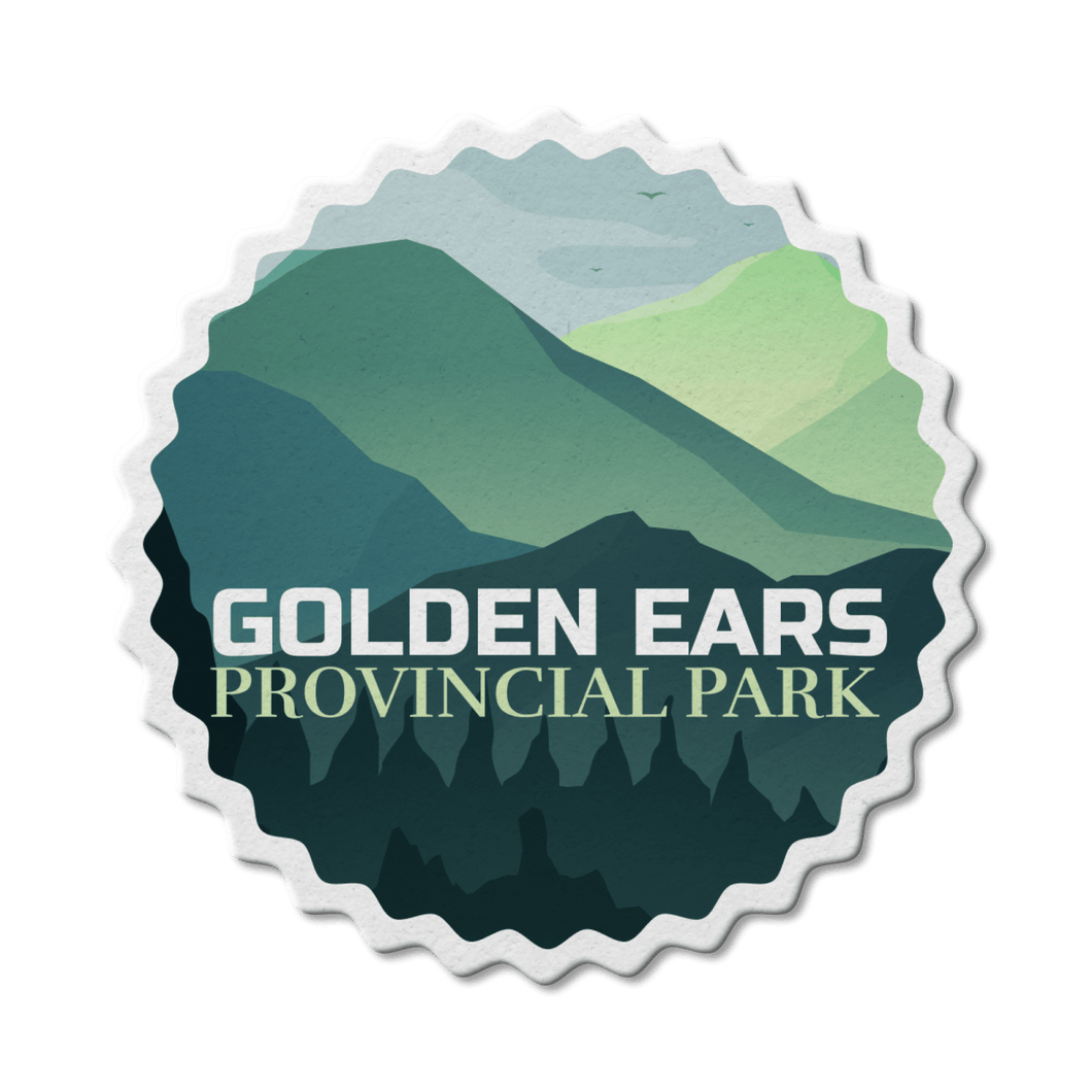 Golden Ears British Columbia Provincial Park Waterproof Vinyl Sticker - Canada Untamed