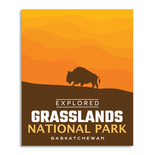Load image into Gallery viewer, Grasslands National Park &#39;Explored&#39; Poster - Canada Untamed
