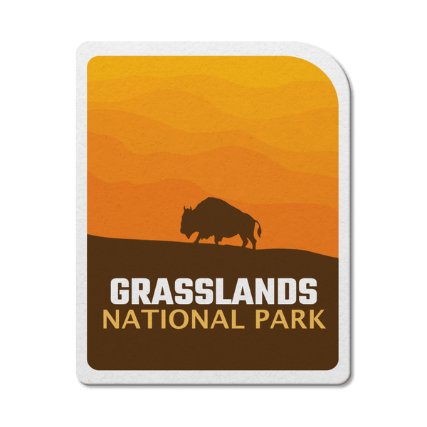 Grasslands National Park of Canada Waterproof Vinyl Sticker - Canada Untamed