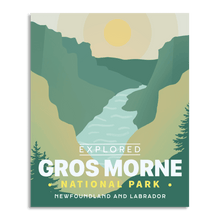 Load image into Gallery viewer, Gros Morne National Park &#39;Explored&#39; Poster - Canada Untamed
