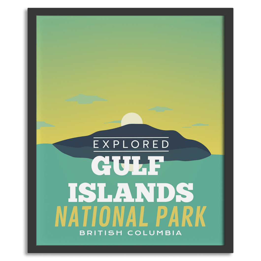 Gulf Islands National Park 'Explored' Poster - Canada Untamed