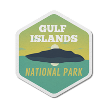 Load image into Gallery viewer, Gulf Islands National Park of Canada Waterproof Vinyl Sticker - Canada Untamed
