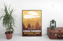 Load image into Gallery viewer, Gwaii Haanas National Park &#39;Explored&#39; Poster
