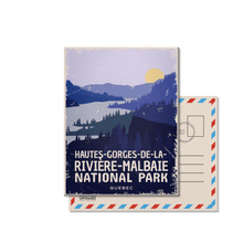 Load image into Gallery viewer, Hautes-Gorges-de-la-Riviere-Malbaie Quebec National Park Postcard - Canada Untamed
