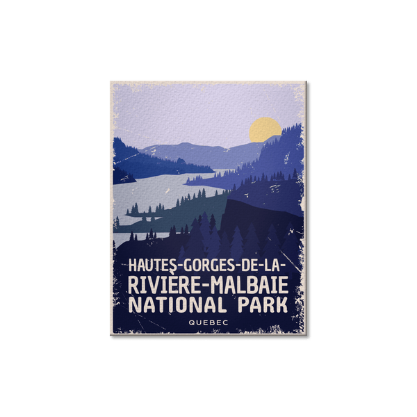 Hautes-Gorges-de-la-Riviere-Malbaie Quebec National Park Postcard - Canada Untamed