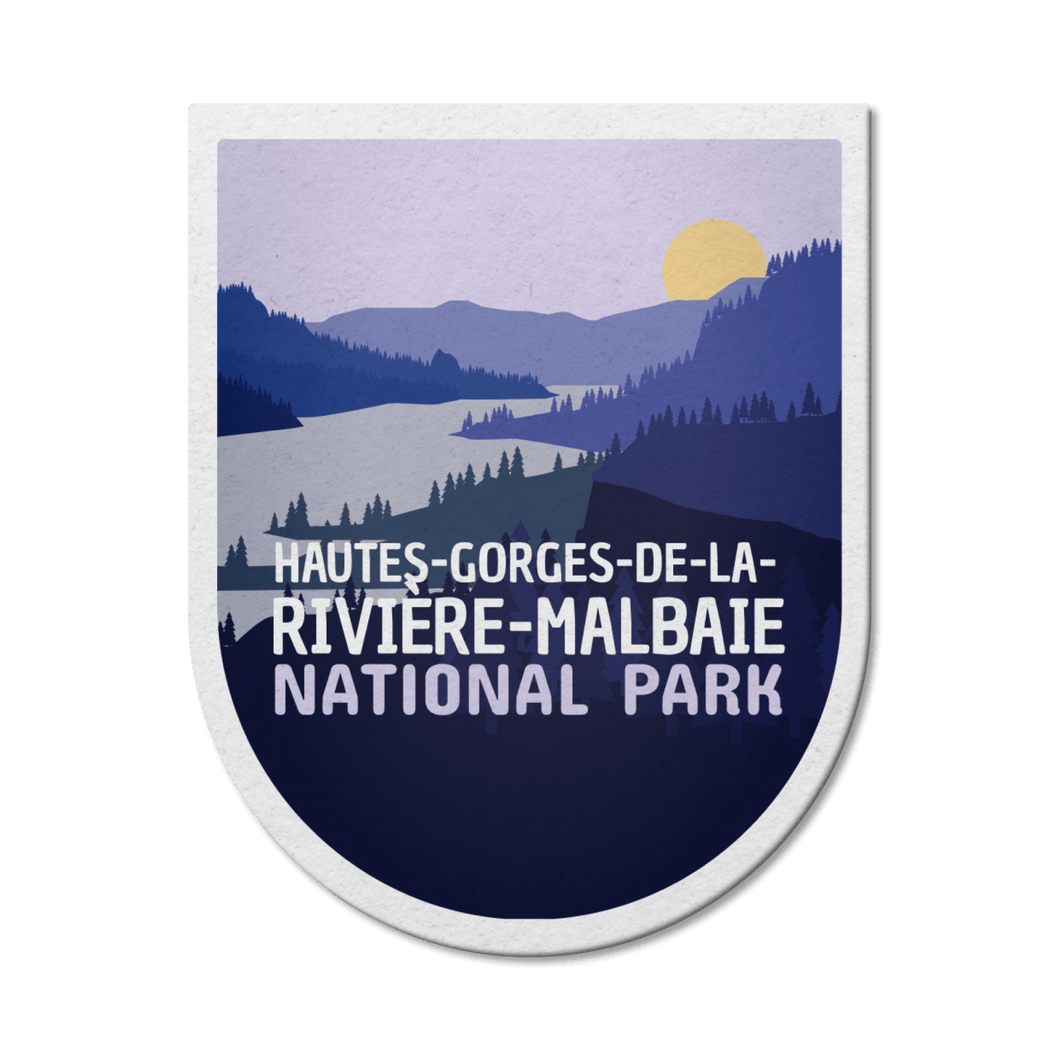 Hautes-Gorges-de-la-Rivière-Malbaie Quebec National Park Waterproof Vinyl Sticker - Canada Untamed