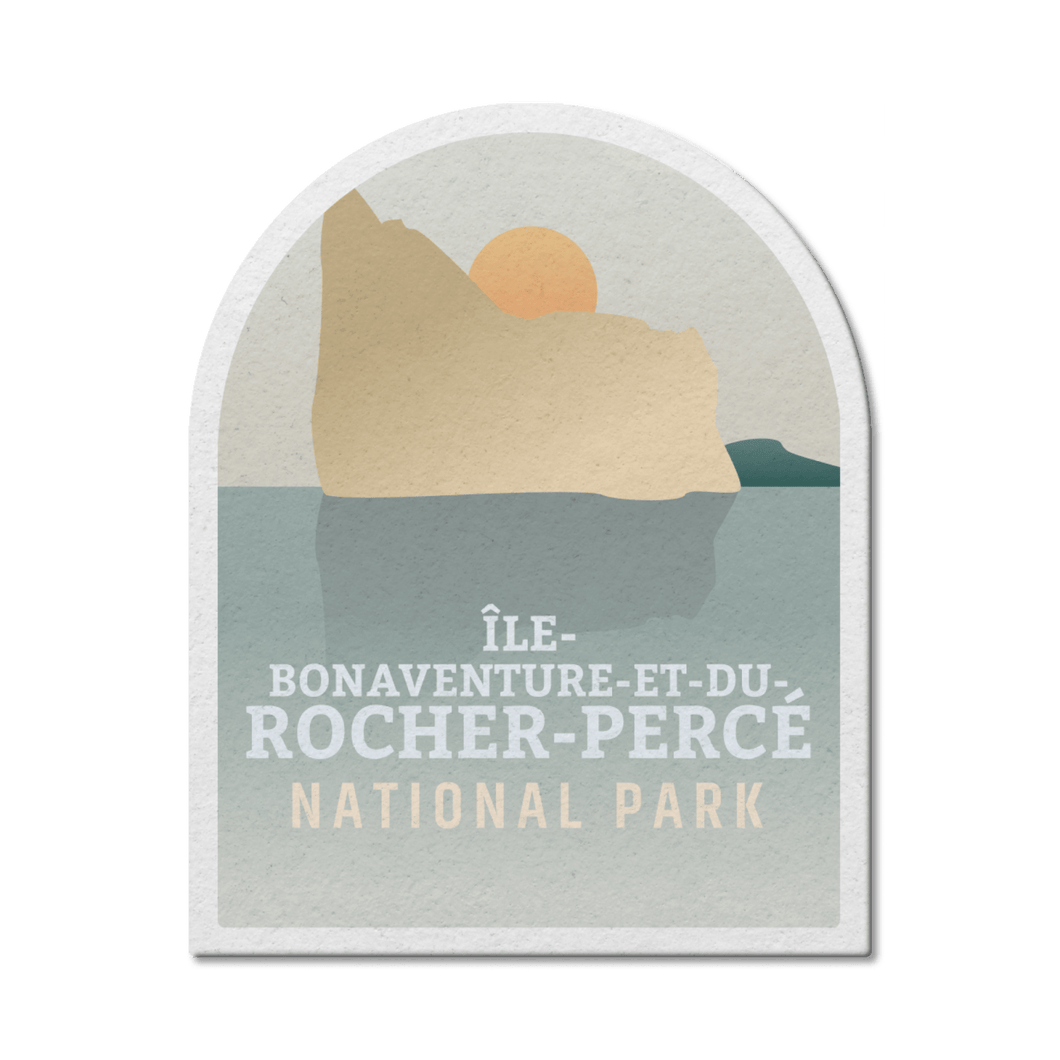 IIle-Bonaventure-et-du-Rocher-Percee Quebec National Park Waterproof Vinyl Sticker - Canada Untamed