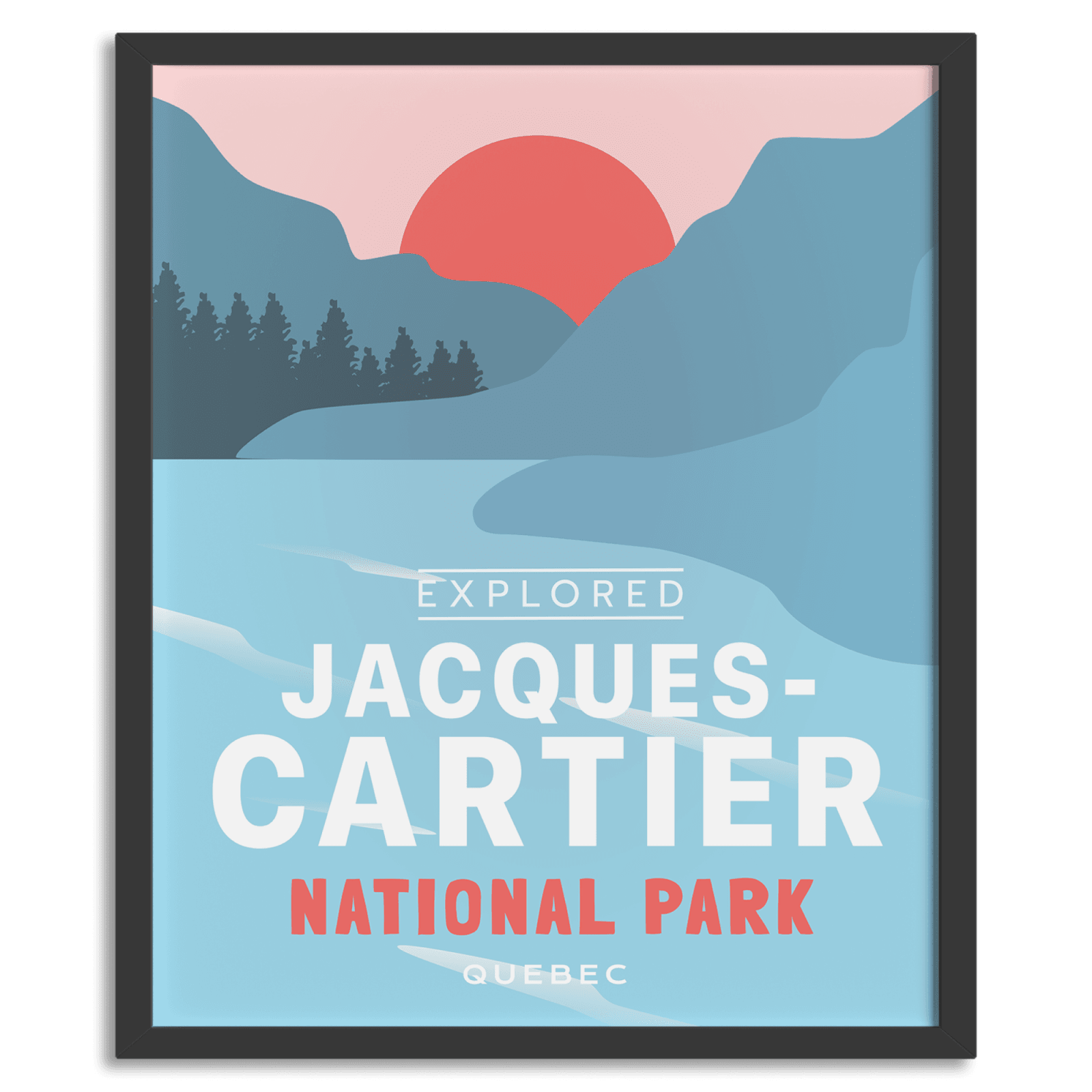 Jacques Cartier National Park Explored Poster Canada Untamed