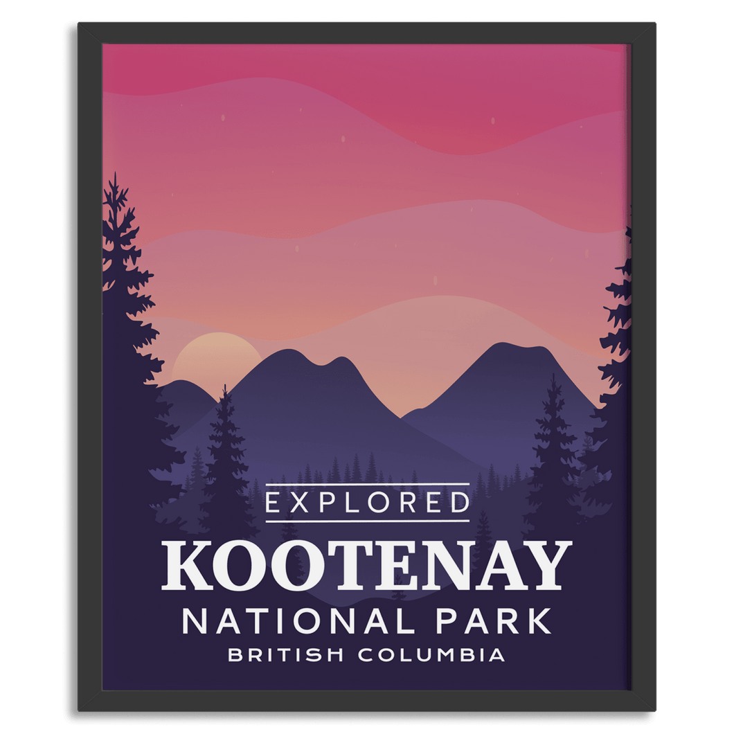 Kootenay National Park 'Explored' Poster - Canada Untamed