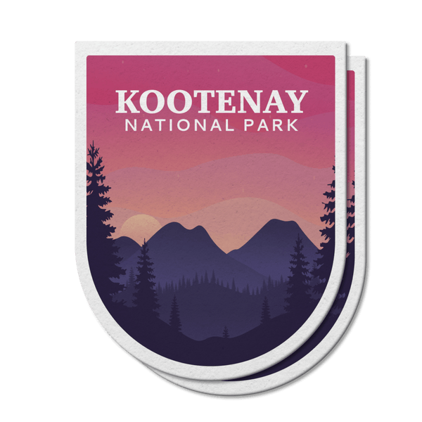 Kootenay National Park of Canada Waterproof Vinyl Sticker - Canada Untamed