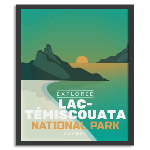 Lac-Temiscouata National Park 'Explored' Poster - Canada Untamed