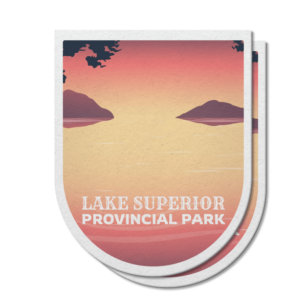 Lake Superior Ontario Provincial Park Waterproof Vinyl Sticker - Canada Untamed