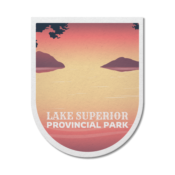 Lake Superior Ontario Provincial Park Waterproof Vinyl Sticker - Canada Untamed