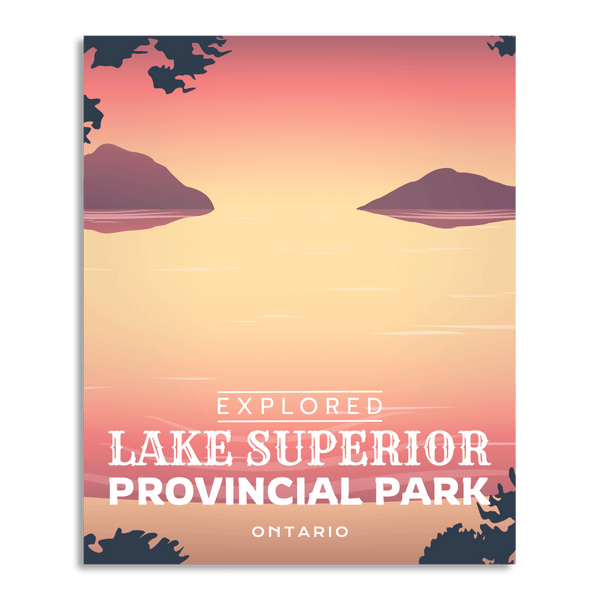 Lake Superior Provincial Park 'Explored' Poster - Canada Untamed