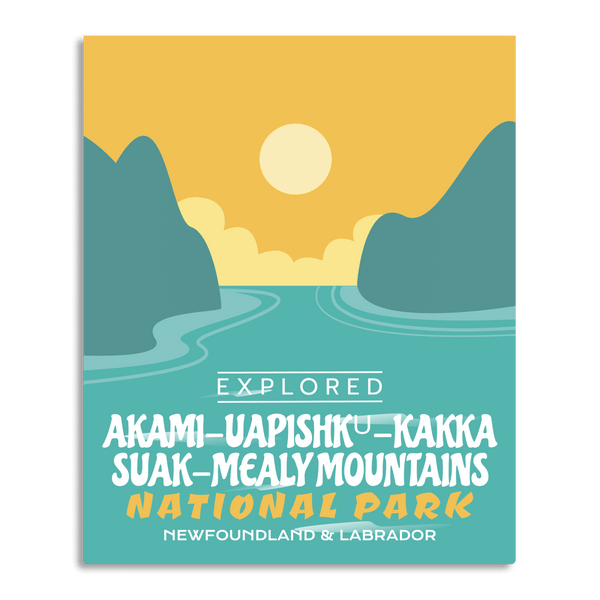 Mealy Mountains National Park 'Explored' Poster
