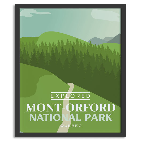 Mont-Orford National Park 'Explored' Poster