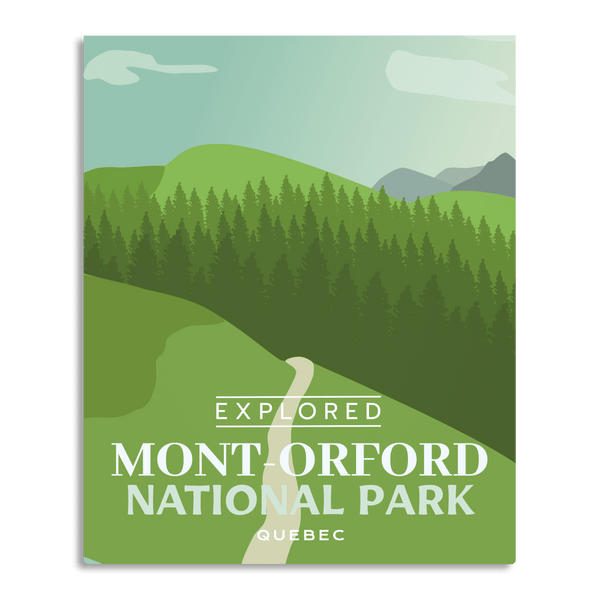 Mont-Orford National Park 'Explored' Poster