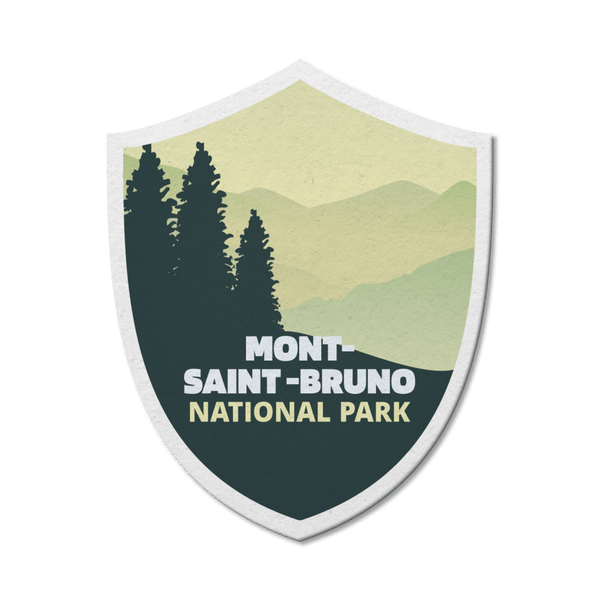 Mont-Saint-Bruno Quebec National Park Waterproof Vinyl Sticker - Canada Untamed