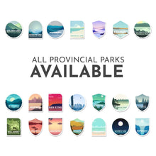 Load image into Gallery viewer, Mont-Saint-Bruno Quebec National Park Waterproof Vinyl Sticker - Canada Untamed
