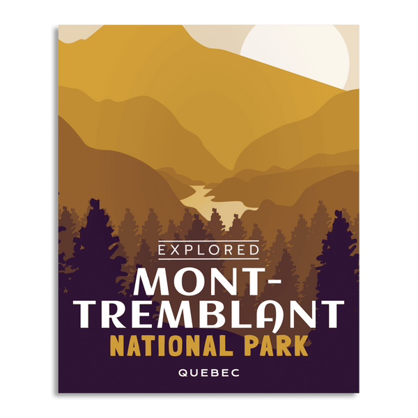 Mont Tremblant National Park 'Explored' Poster