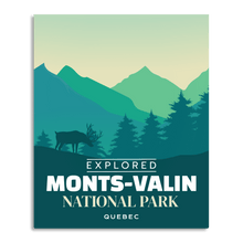 Load image into Gallery viewer, Monts-Valin National Park &#39;Explored&#39; Poster - Canada Untamed
