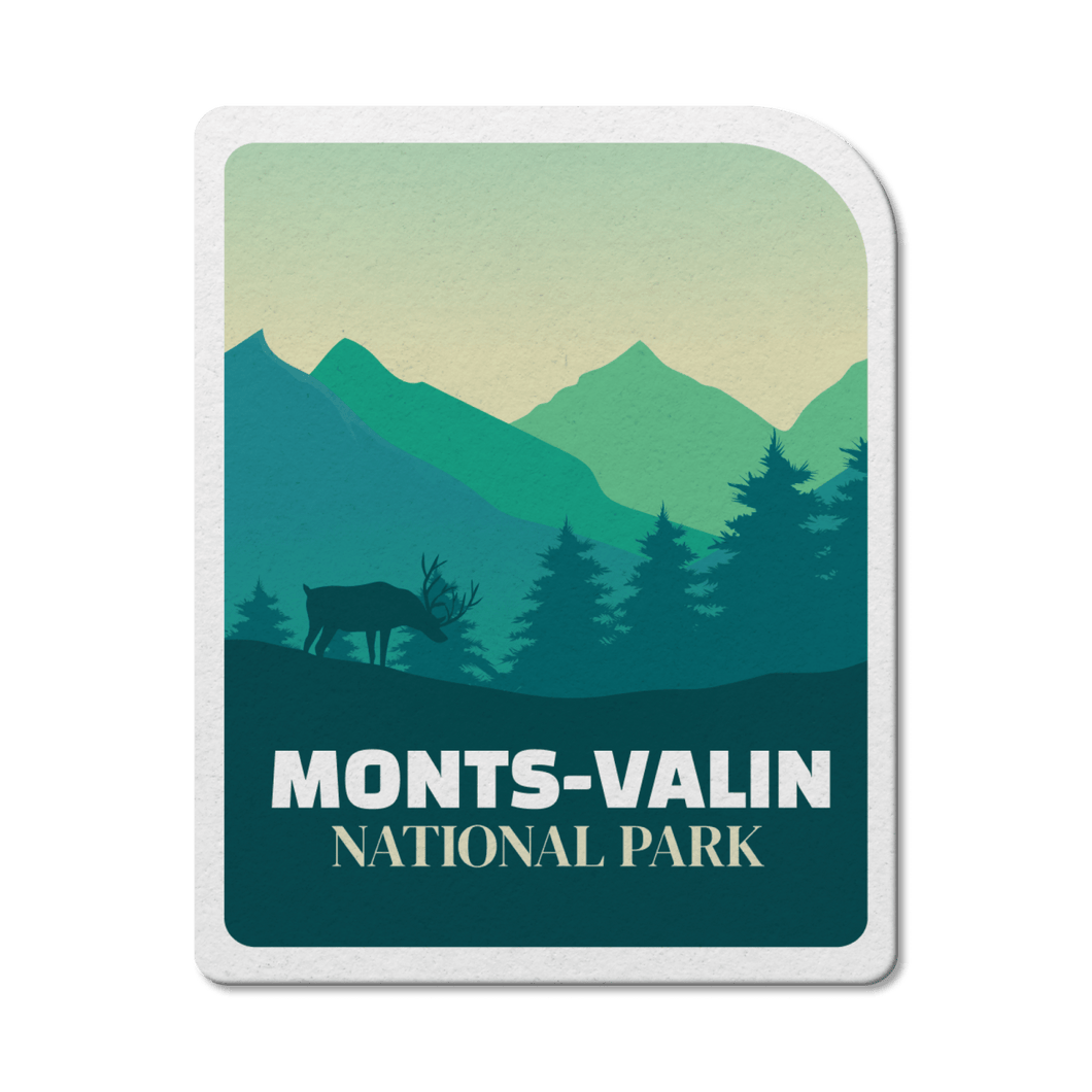 Monts-Valin Quebec National Park Waterproof Vinyl Sticker - Canada Untamed
