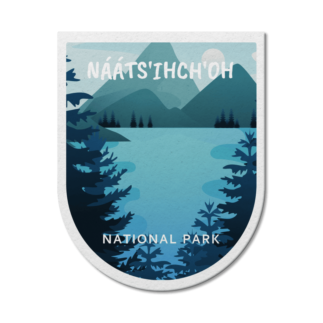 Naats'ihch'oh National Park of Canada Waterproof Vinyl Sticker - Canada Untamed