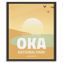 Load image into Gallery viewer, Oka National Park &#39;Explored&#39; Poster - Canada Untamed

